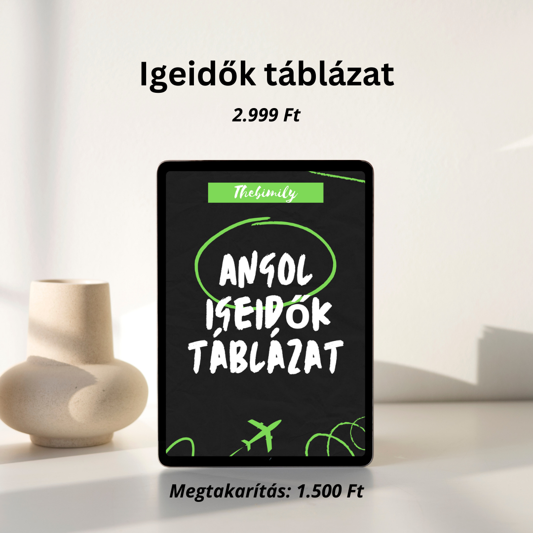 Angol Igeidők táblázat